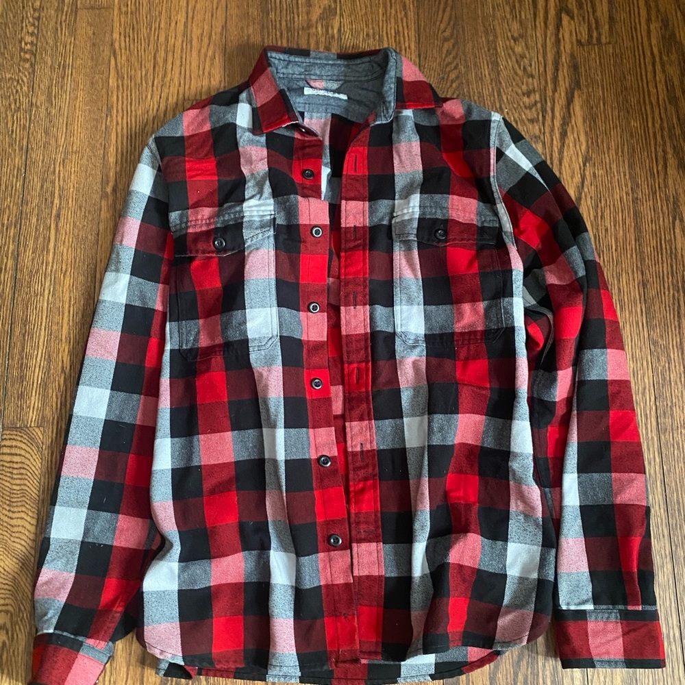 Red Express flannel shirt. Medium